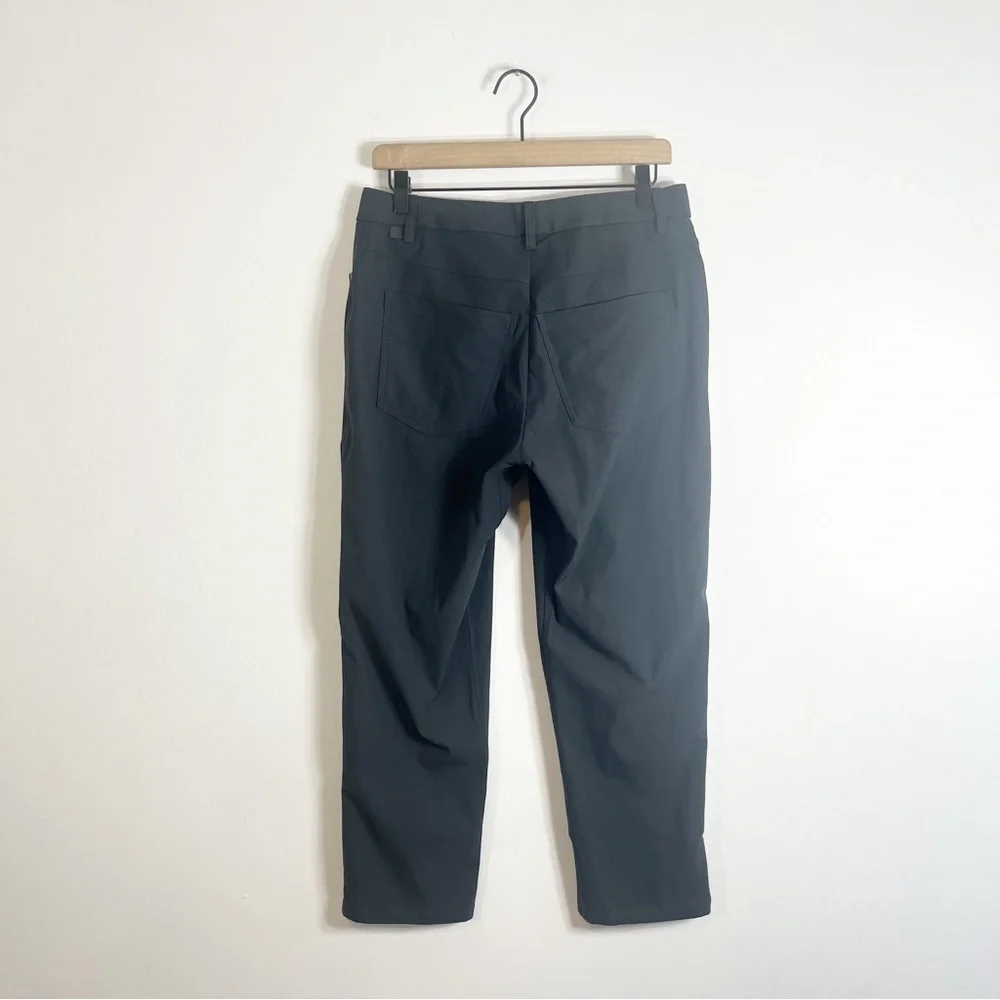 Lululemon ABC Classic-Fit Pant 27” Inseam Warpstreme Obsidian Gray 32 - Picture 6 of 8